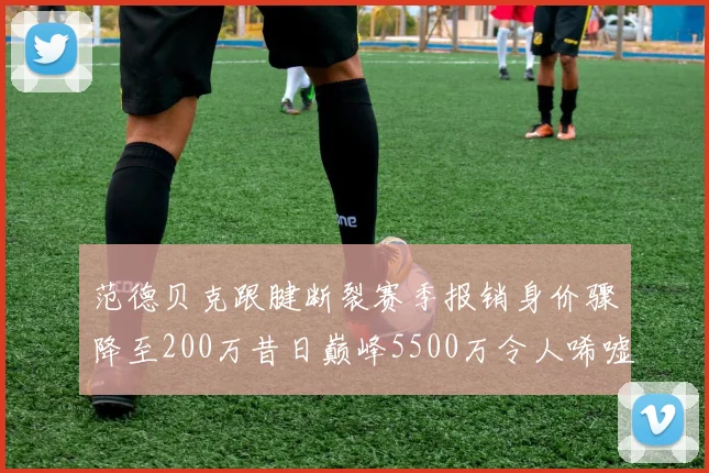 范德贝克跟腱断裂赛季报销身价骤降至200万昔日巅峰5500万令人唏嘘